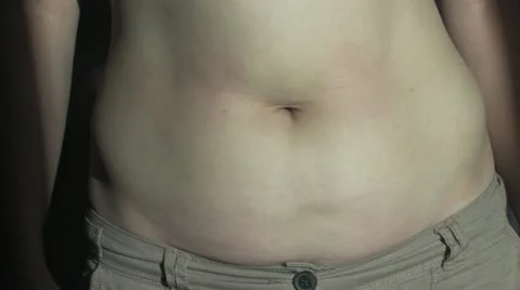 Fat belly Vídeos de archivo 11610638