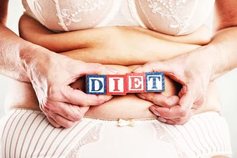 Fat belly Stock Photos