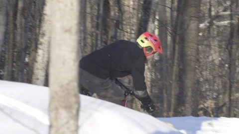 Fat bikers in the winter Stock Footage 144783487