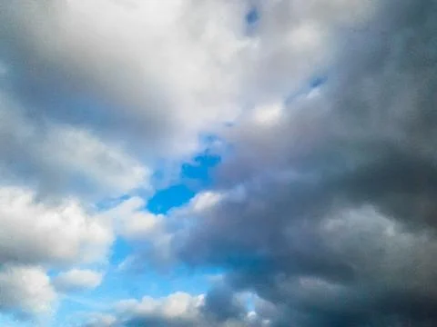 Fat blue sky Stock Photos