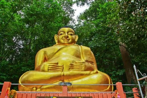 Fat buddha. Stock Photos