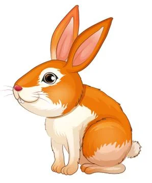 A fat bunny Stock Illustration
