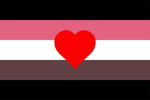 Fat fetish flag pride vector illustration isolated. Illustrazione stock