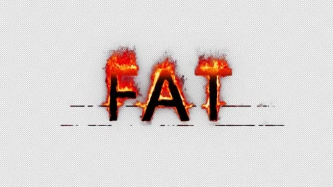 Fat Flame Video stock 340549187