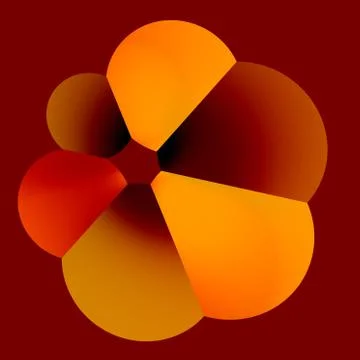 Fat Flower Stock Illustration