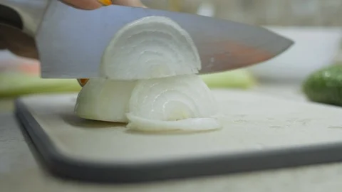 Fat girl in the kitchen Stock Footage 111520522