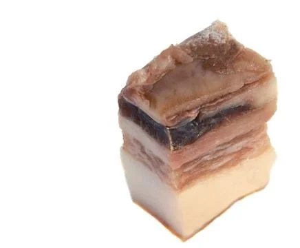 Fat with interlayers Stock Photos