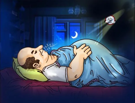 Fat Man Illustrazione stock