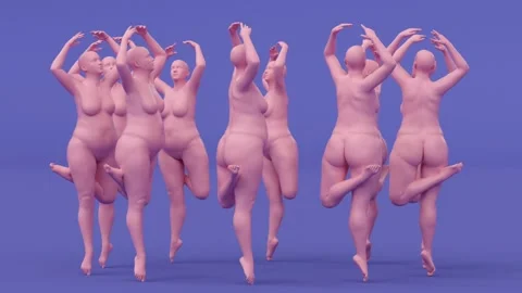 Fat overweight big size thick woman, unhealthy diet, control weight problem. Stock Footage 185182690