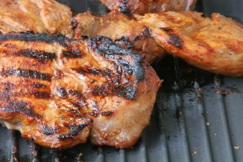 Fat piece of meat Foto stock