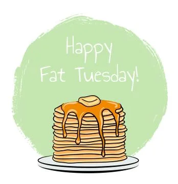 Fat Tuesday Illustrazione stock
