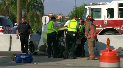 Fatal crash in Clearwater Stock Footage 933691