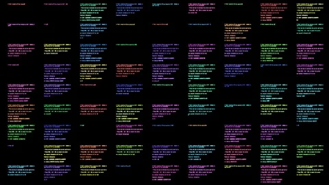 Fatal error computer data corruption technology information Stock Footage 104810344