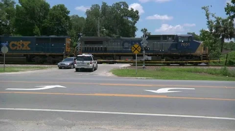 Fatal train vs pedestrian #3 Stock Footage 931550