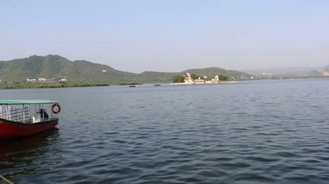 Fateh Sagar Lake, Udaipur, Rajasthan 스톡 동영상 54654953