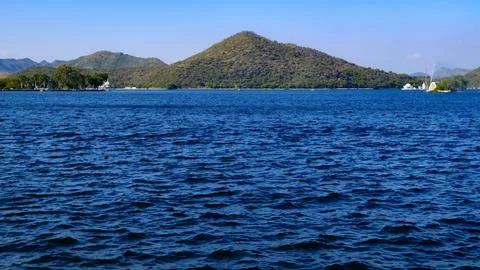 Fatehsagar lake 库存照片