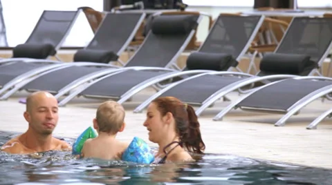 Mother Son Swimming Pool Stock Footage ~ Royalty Free Stock Videos | Page 3