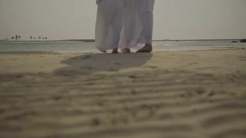 Father and son at the beach. Stock Footage 108256918