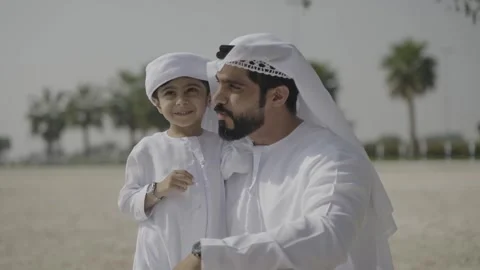 Father and son at the beach. Stock Footage 302535060