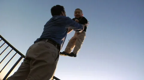 Father and son Stock Footage 306415