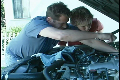 Father and son Stock-Footage 2593638