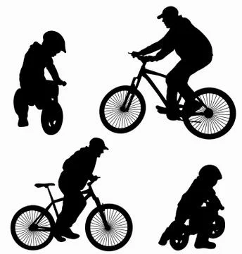 Father and son Stock Illustration