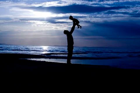 Father and son Stock Photos