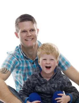 Father and son Stock Photos
