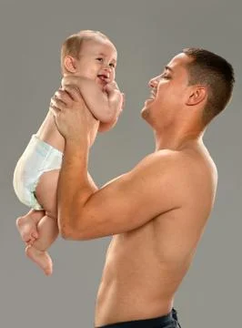 Father and son Stock Photos