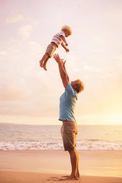 Father and son Stock Photos