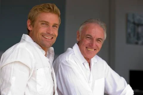 Father and son Stock Photos