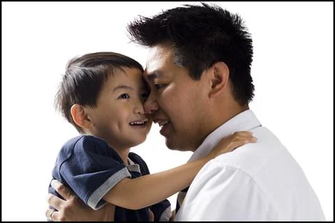 Father and son 写真素材