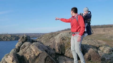 Father and son spend time together. Stock Footage 150641888