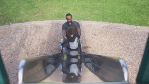 Father Catches His Son at the Bottom of | Stock Video | Pond5