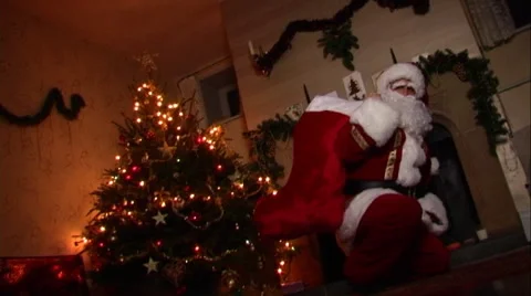 Father Christmas Stock Footage 43698067