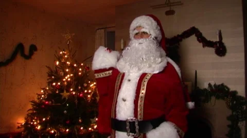 Father Christmas Video stock 43698078