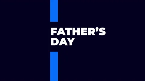 Father Day with blue lines 库存影片 165181751