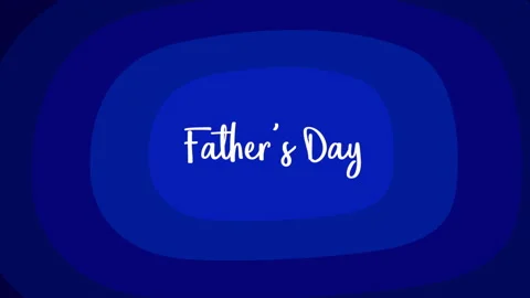 Father Day on blue vertigo background 動画素材 170319476