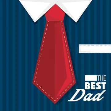 Father day card Illustrazione stock