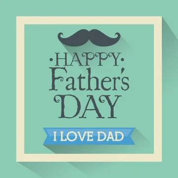 Father day card Stock Illustration