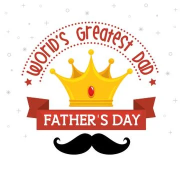 Father day card 스톡 일러스트