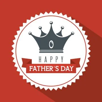Father day card Illustrazione stock