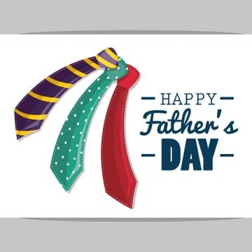 Father day card Stock Illustration