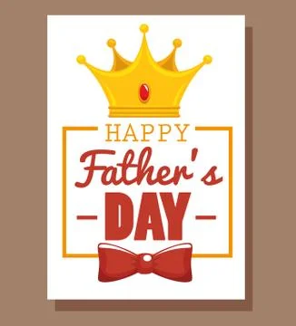 Father day card 스톡 일러스트
