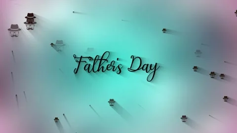 Father day Face Text BG 02 Stock Footage 162571364