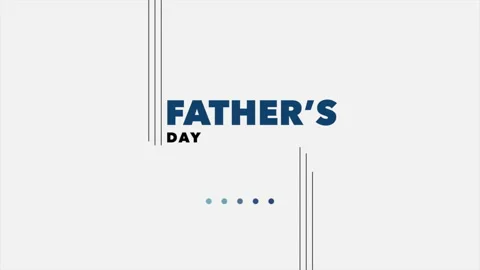 Father Day with geometric simple pattern Video stock 165182020