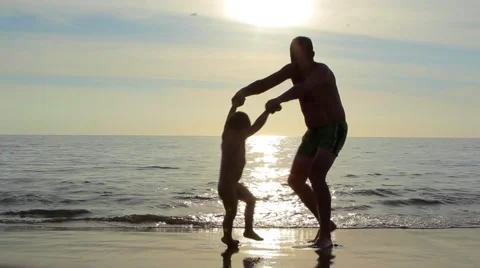 The father playing with his son Stock Footage 64210095