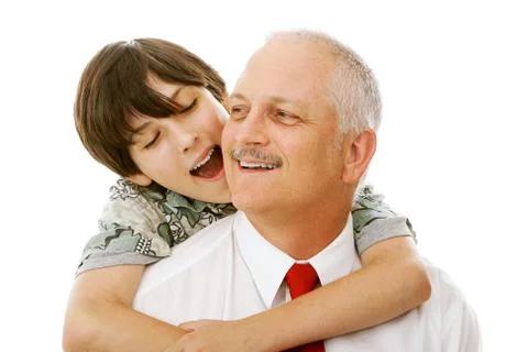 Father Son Affection Stock Photos