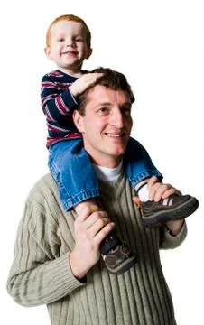 Father with son Stock Photos