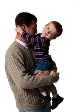 Father with son Stock Photos